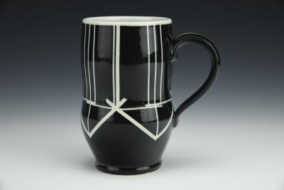 Black and White Bodice Cup