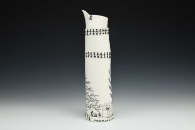 Folk Song - Tribal Art Vase