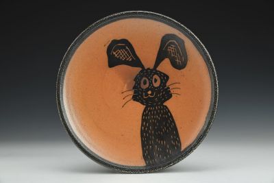 Plate with Rabbit