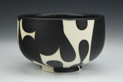 B/W Tea Bowl