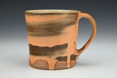 Orange Slip Mug