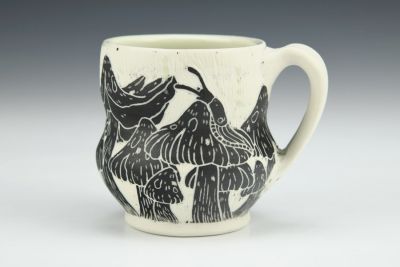 Pink Wax Cap Espresso Mug