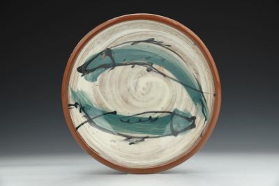 Two Blue Fish Bowl