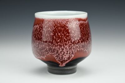 Frosted Copper Red Cup