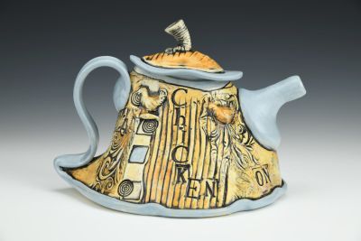 Chicken On Every Pot Teapot