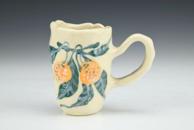 Clementine Season - Coil Built Espresso Mug