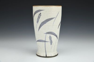 Tumbler with Grass Brushworks