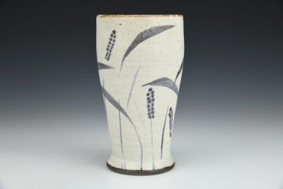 Tumbler with Grass Brushworks