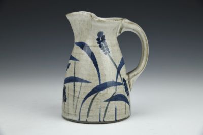 Creamer with Grass Brushworks