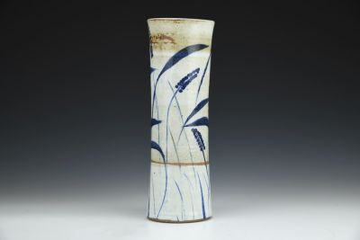 Tall Vase with Brushwork