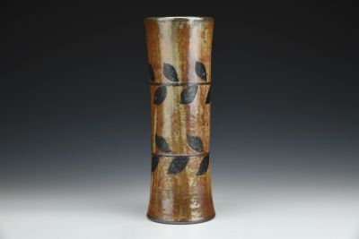 Tall Vase with Brushwork
