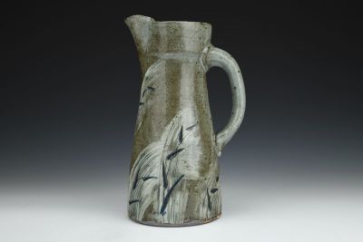 Pitcher with Reed Grass Inlay