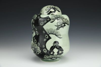 Three Wise Monkeys Urn