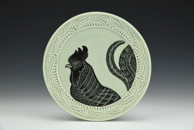 Rooster Plate
