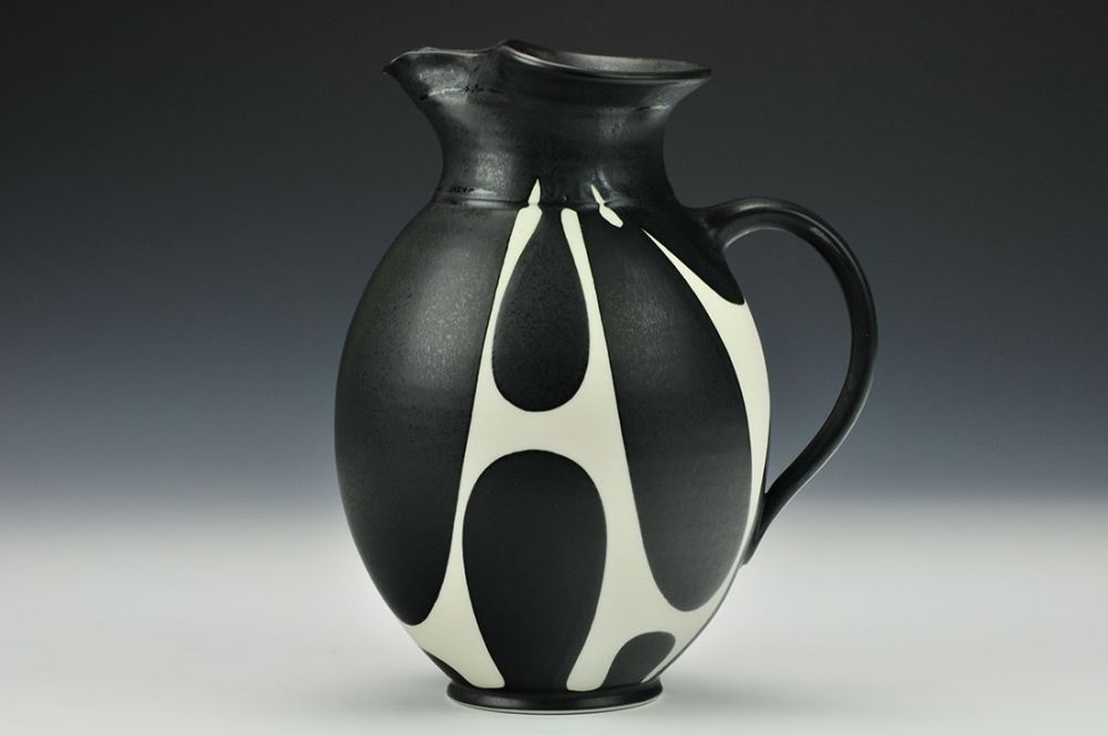 Black and White Pitcher