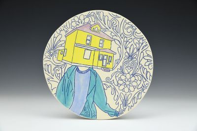 Self Portrait: First Day of School Plate