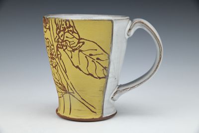 Mug with Tea Plant