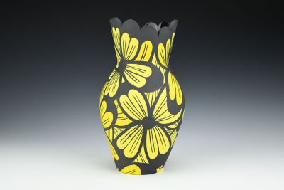 Yellow Dogwood Vase