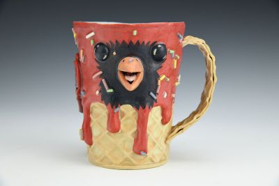 Cardinal Ice Cream Mug