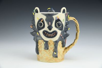 Raccoon Ice Cream Mug