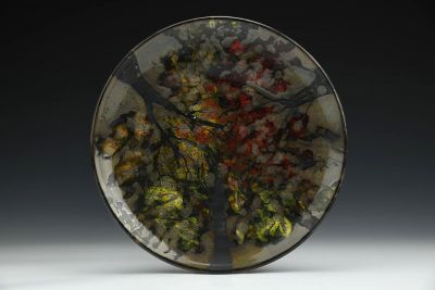 Abstract Fall Plate