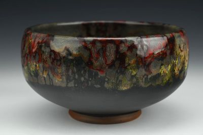Abstract Fall Soup Bowl
