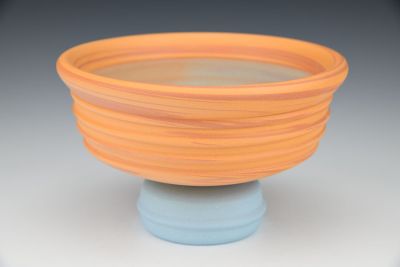Orange Swirl Bowl