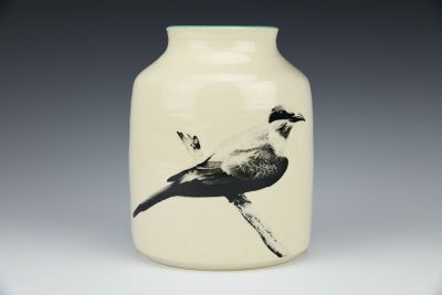 Carmine Bee-eater Vase