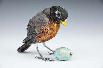 That's Not My Kid - American Robin with Egg