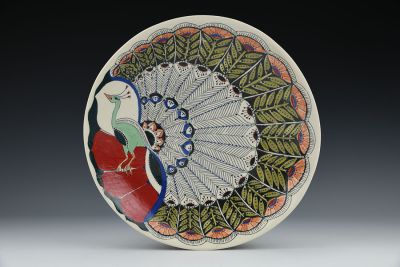 Peacock Footed Bowl