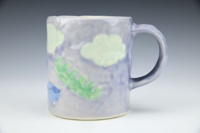 Lavender Shapes Mug
