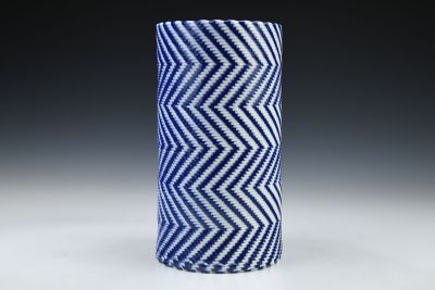 Cobalt Twill Vase