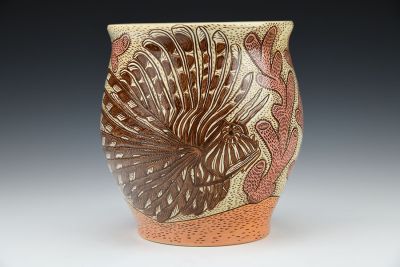 Lionfish and Coral Planter