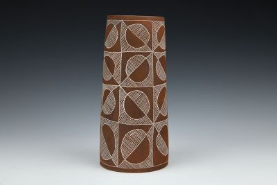 Diagonal Circle Vase