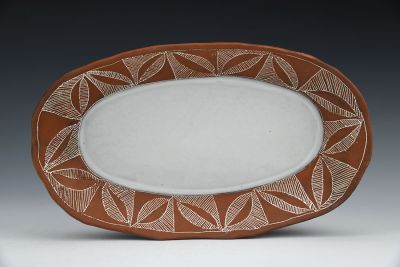 Melon Patch Oval Plate