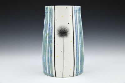 Large Vase with Dandelions