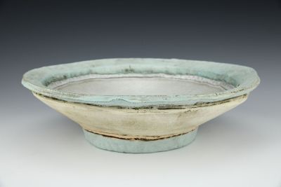 Mid-Size Blue Serving Dish