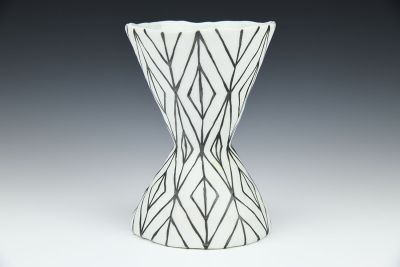 Patterned Geometric Vase