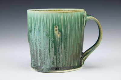 Textured Green Mug