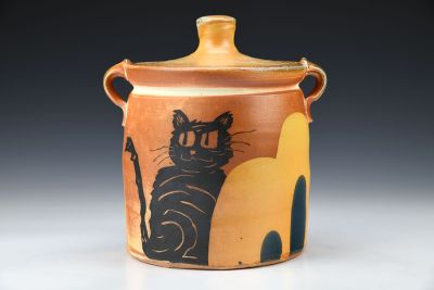 Jar with Cat