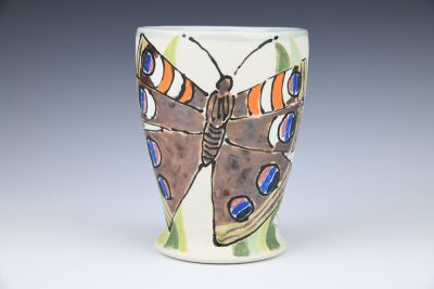 Common Buckeye Butterfly Wine Cup