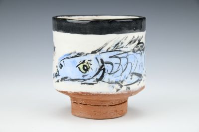 T-Bowl with Blue Fish