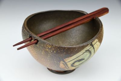 Ramen Bowl with Handmade Chopsticks
