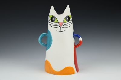 Cat With an Attitude Vase