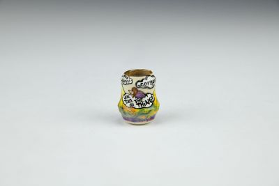 Peanut, The Adventure Hedgie! Miniature Vase