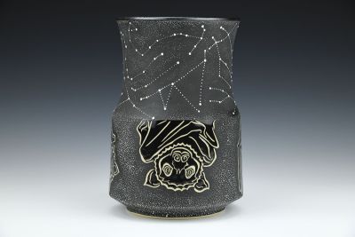 Bats and Constellations Vase
