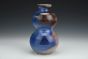 Rusty Blue Flower Vase