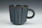 Dark Blue Faceted Espresso Mug