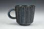 Dark Blue Faceted Espresso Mug