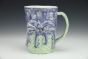 Purple/Teal Frog Ice Cream Mug
